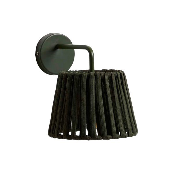 Lampa zewnętrzna ścienna LED solarna (wysokość 23 cm) Aldet – Kave Home