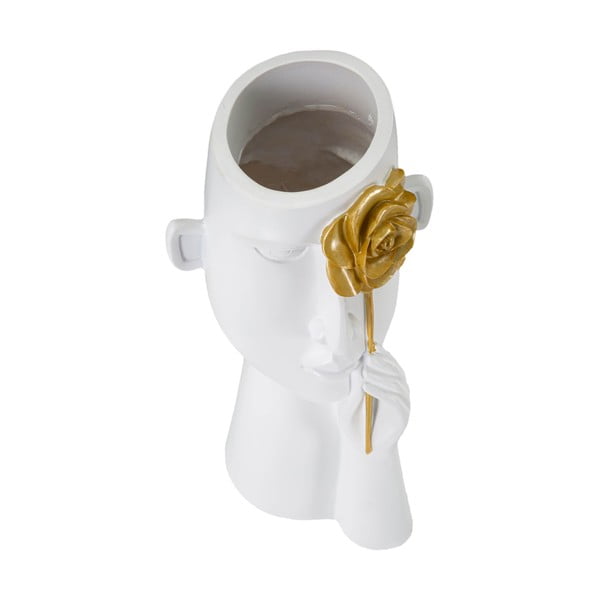 Biały wazon z żywicy polimerowej 27 cm Fiore – Mauro Ferretti-image-2