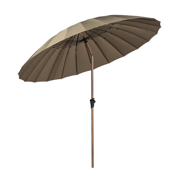 Zielony/beżowy parasol ogrodowy ø 280 cm Monica – WOOOD-image-2