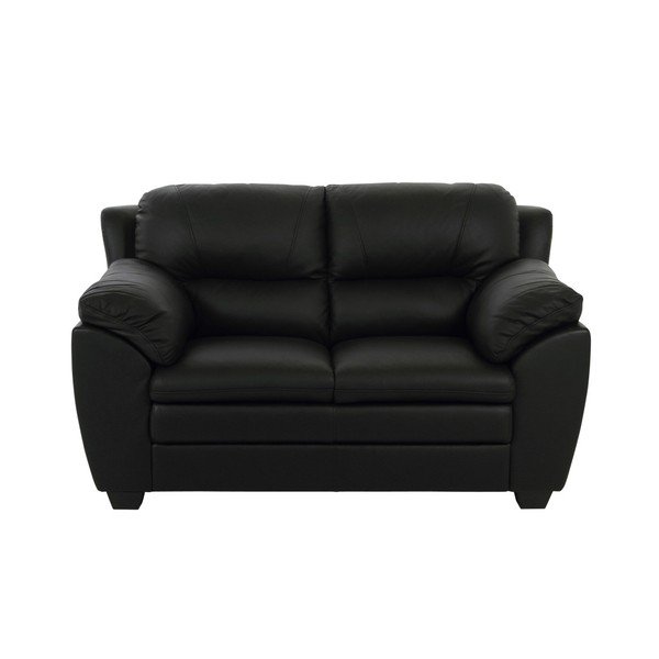 Czarna 2-osobowa sofa Actona Ziva