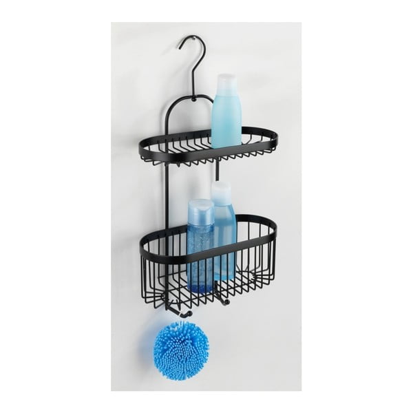 Czarny koszyk ścienny Wenko Classic Plus 2 Tier Caddy-image-3