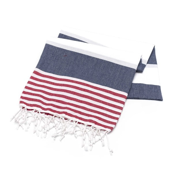 Ręcznik hammam American Stripes Sailor, 100x180 cm