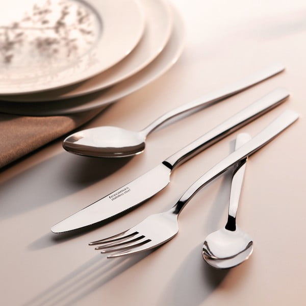 Sztućce ze stali nierdzewnej w kolorze srebra Victoria – Tescoma-image-1