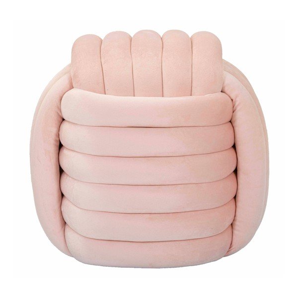 Jasnoróżowy aksamitny puf Softy – Mauro Ferretti-image-2