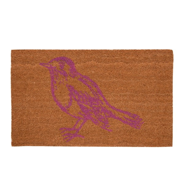 Wycieraczka Clayre & Eef Purple Bird, 75x45 cm