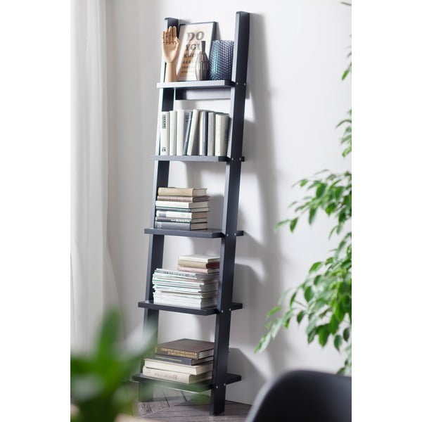 Czarna półka Tenzo Strada, 188x45 cm-image-3