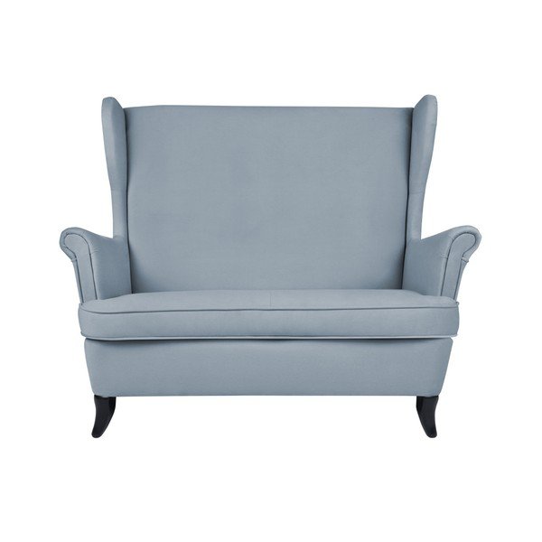 Błękitna sofa 2-osobowa Micadoni Home Pirla-image-1