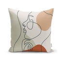 Poszewka na poduszkę Minimalist Cushion Covers Pastel Drawing Face, 45x45 cm