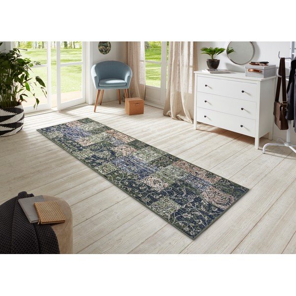 Zielony chodnik 250x80 cm Kirie – Hanse Home-image-1