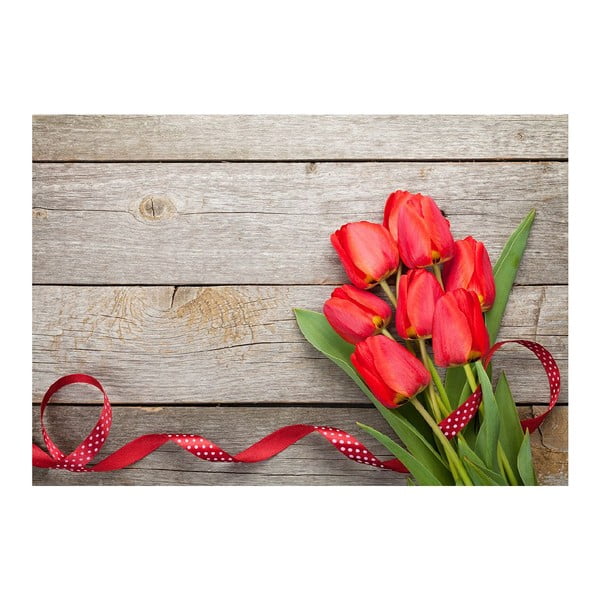 Dywanik winylowy Tulips, 52x75 cm