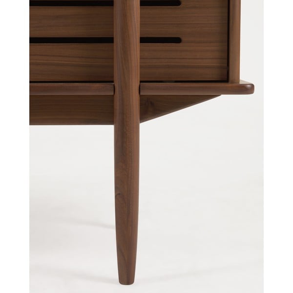 Regał w dekorze drewna orzechowego Kave Home Carolin, 130x169 cm-image-2