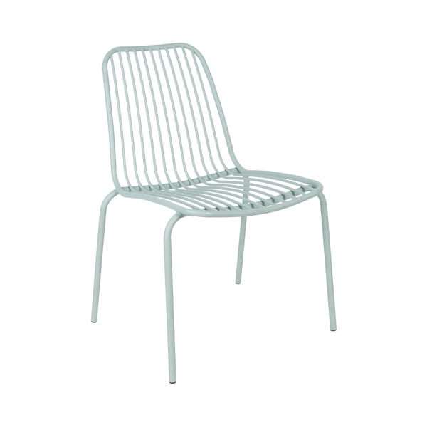 Miętowe krzesło odpowiednie na zewnątrz Leitmotiv Lineate