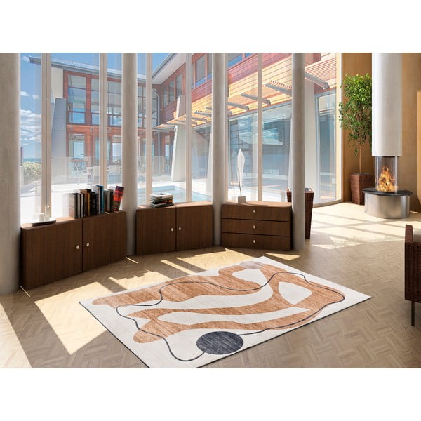 Pomarańczowy dywan 140x200 cm Class – Universal-image-2