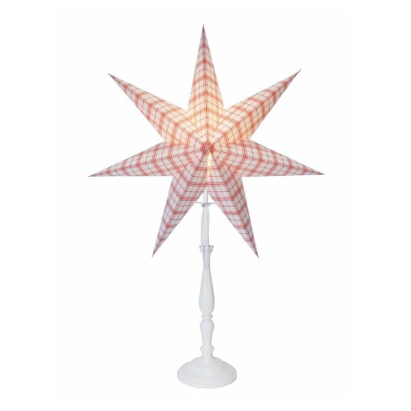 Świecąca gwiazda ze stojakiem Lisa, 70 cm