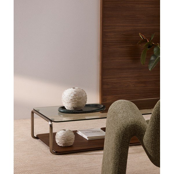 Kremowy ceramiczny ręcznie wykonany wazon (wysokość 21 cm) Evania – Kave Home-image-1