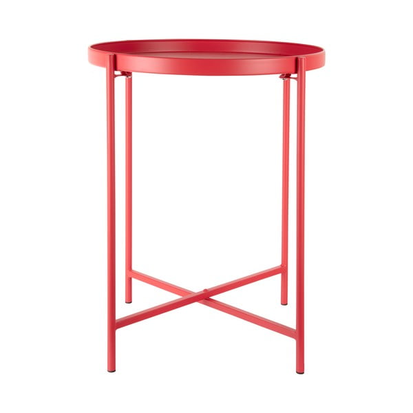 Metalowy okrągły stolik ø 40 cm Meseta  – Leitmotiv-image-2