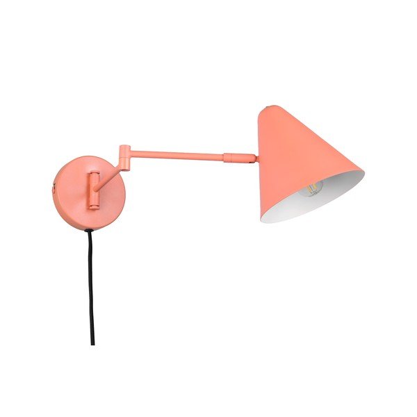 Pomarańczowy kinkiet z elastyczną konstrukcją do kontaktu ø 15 cm Cosima – Trio