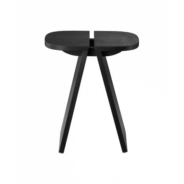 Czarny stołek z litego drewna dębowego Avio – Blomus
