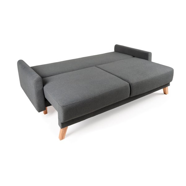 Ciemnoszara sofa rozkładana Bonami Selection Pop-image-4