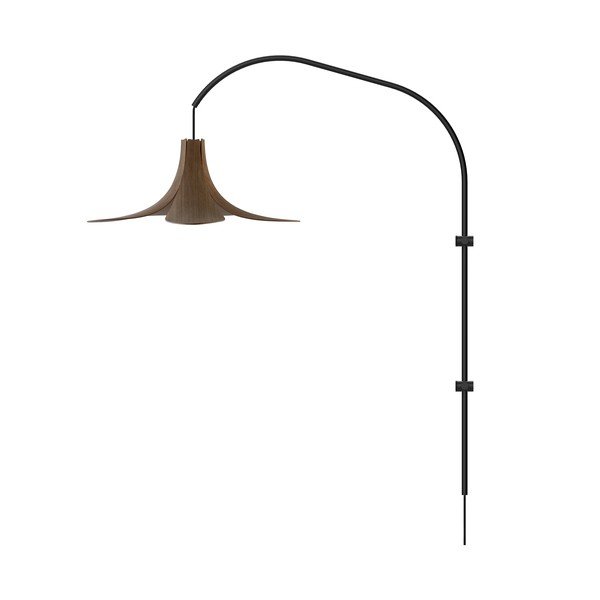 Czarny metalowy stojak na lampę 123 cm Willow – UMAGE-image-4