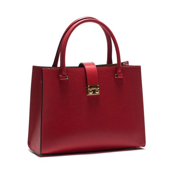 Skórzana torebka Anna Luchini 448 Rosso-image-2