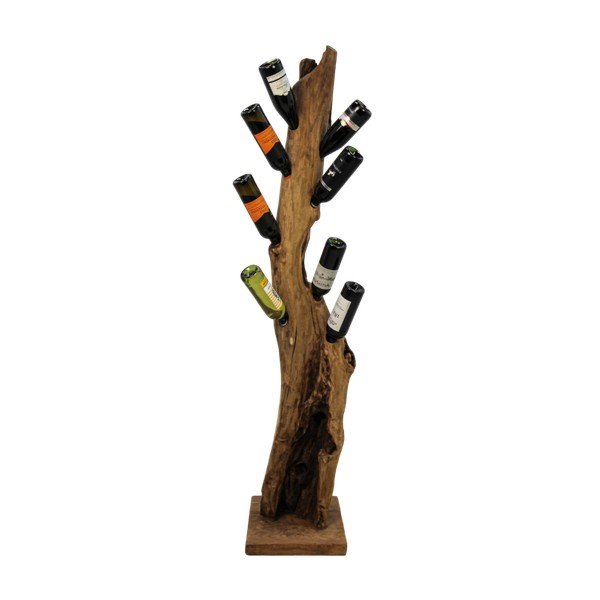 Stojak na wino z litego drewna na 8 butelek – HSM collection