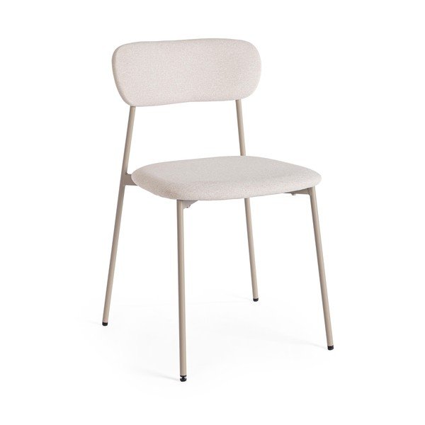 Szarobrązowe tapicerowane krzesło Inka – Yes Everyday