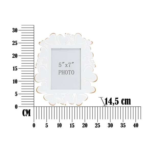 Biała metalowa ramka na zdjęcia Mauro Ferretti, 25x27,7 cm-image-3