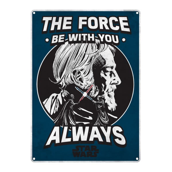 Tabliczka dekoracyjna Star Wars™ The Force, 21 x 29,5 cm