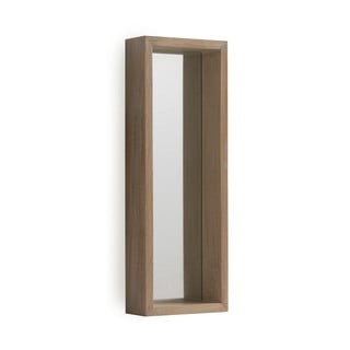 Lustro ścienne z drewna paulowni Geese Pure, 62x22 cm