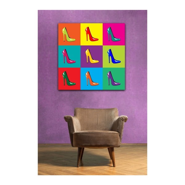 Obraz Pop Art Heels, 50x50 cm