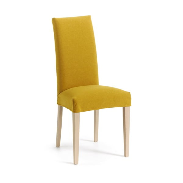 Musztardowożółte krzesło do jadalni Kave Home Freia