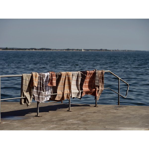 Czarny/jasnoszary bawełniany ręcznik 50x100 cm Sauna – Zone-image-3