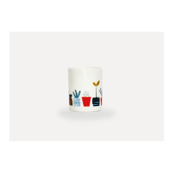 Doniczka z porcelany U Studio Design Little Plants, 6x4,5 cm