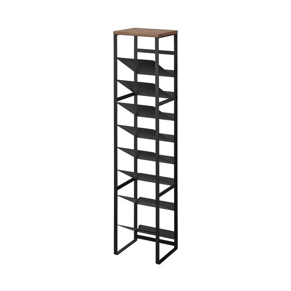 Czarny metalowy regał na wino liczba butelek 16 20x88,5x19 cm Tower – YAMAZAKI