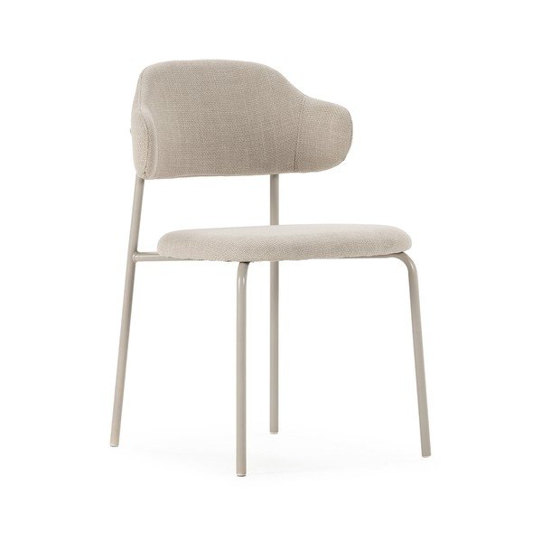 Kremowe krzesła zestaw 4 szt. Adriel – Marckeric