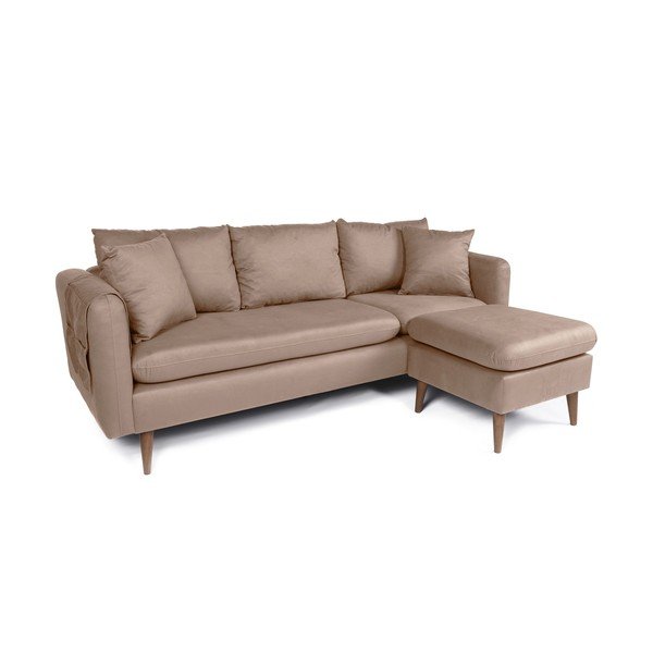 Jasnobrązowa sofa 215 cm Sofia – Balcab Home-image-3