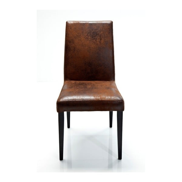 Brązowe krzesło Kare Design Casual Vintage