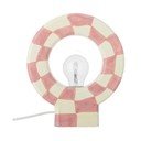 Różowa lampa stołowa (wysokość 23,5 cm) Vialini – Bloomingville