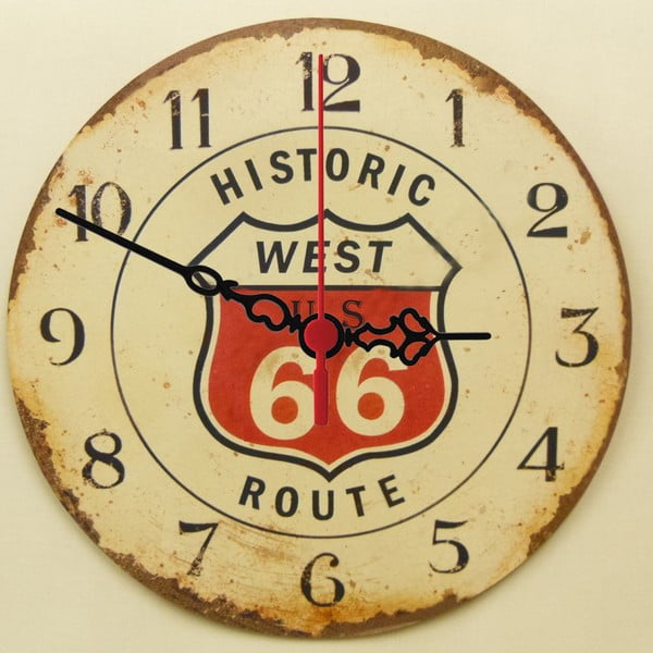 Zegar ścienny Route 66, 30 cm
