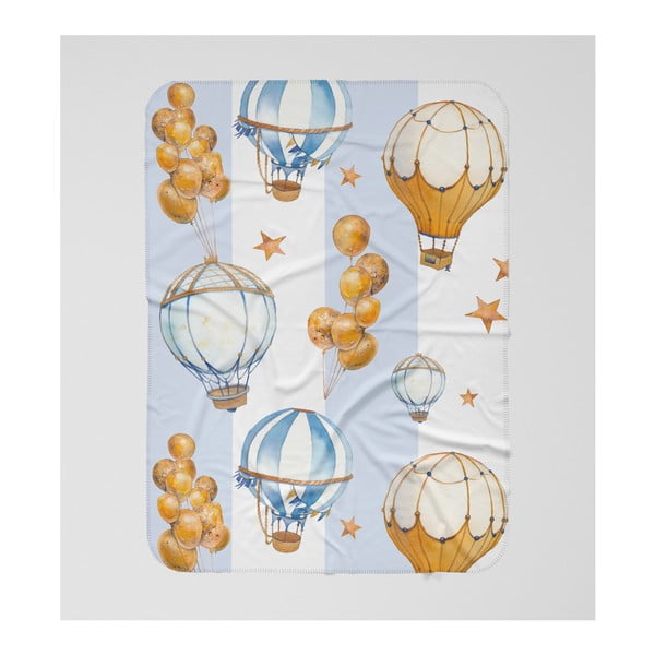 Koc dziecięcy OYO Kids Air Balloon Adventures, 120x160 cm