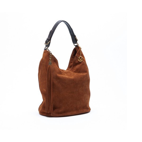 Skórzana torebka Mangotti 8004 Cognac-image-1