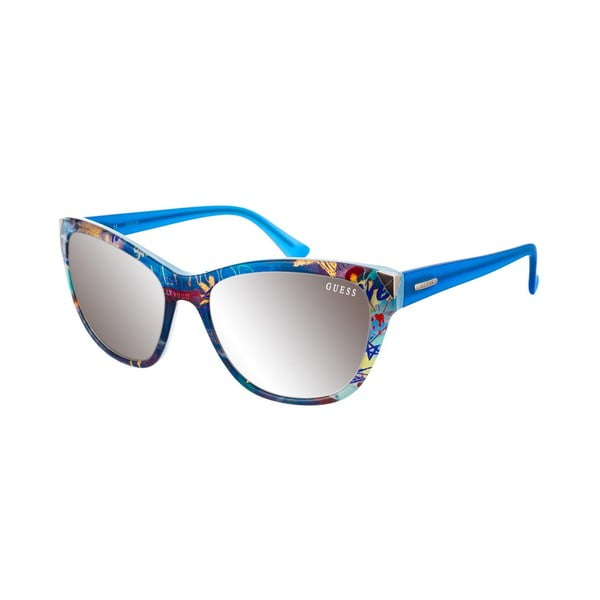 Damskie okulary przeciwsłoneczne Guess 398 Blue