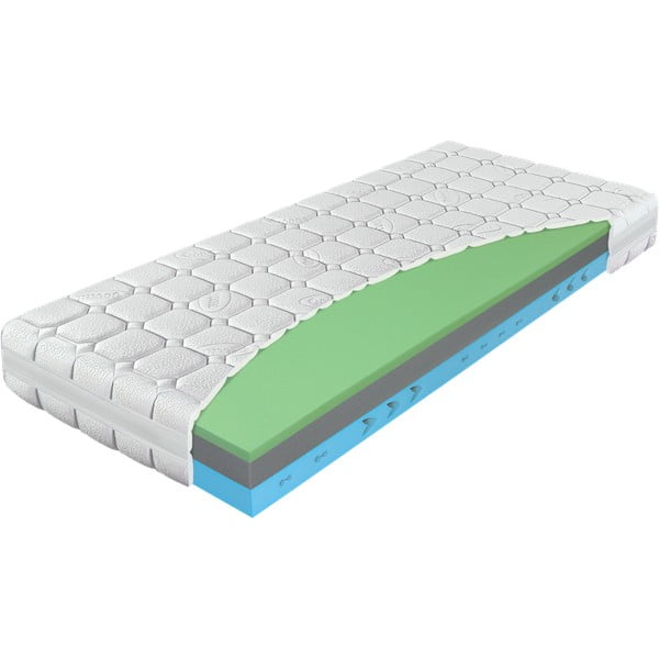 Twardy/średnio twardy piankowy materac dwustronny 160x200 cm Dynamic – Materasso-image-1