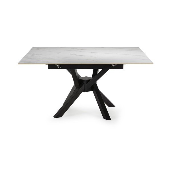 Rozkładany stół z dodatkowym blatem z kamiennym blatem 90x150 cm Arlene – Marckeric-image-4