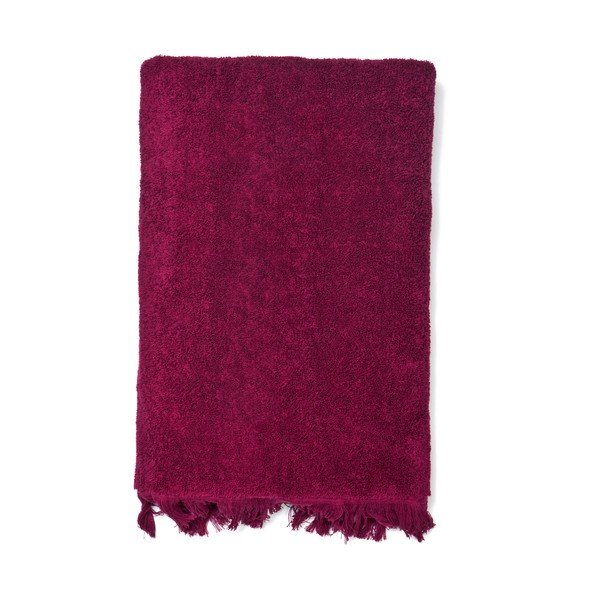 Zestaw 8 bordowych ręczników ze 100% bawełny Bonami Selection-image-1