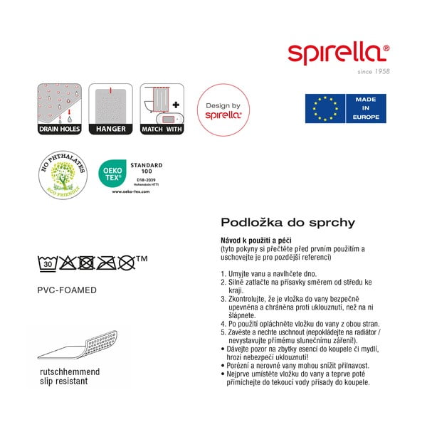 Mata antypoślizgowa do wanny 36x71 cm Bang – Spirella-image-1