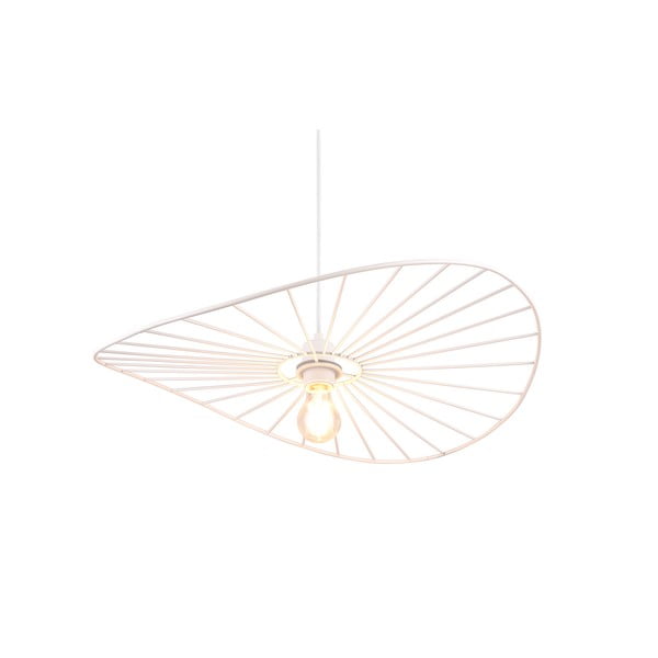 Biała lampa wisząca ø 60 cm Chapeau – Reality-image-3