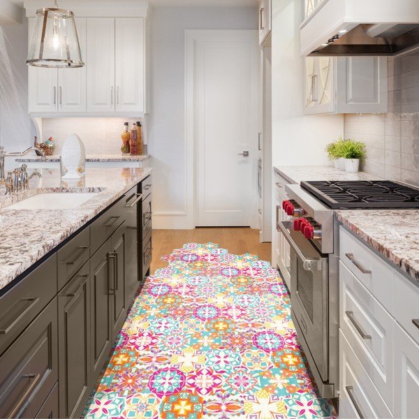 Zestaw 10 naklejek na podłogę Ambiance Floor Stickers Hexagons Lusiana, 40x90 cm-image-3