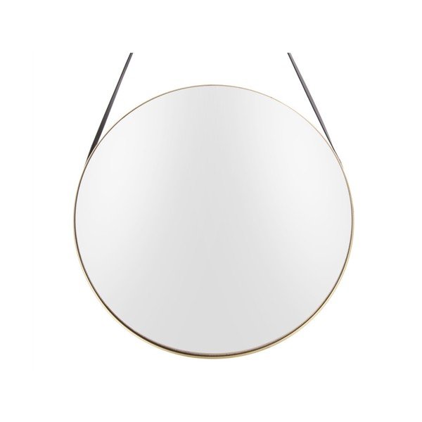 Lustro ścienne z ramą w kolorze złota PT LIVING Balanced, ø 47 cm-image-1